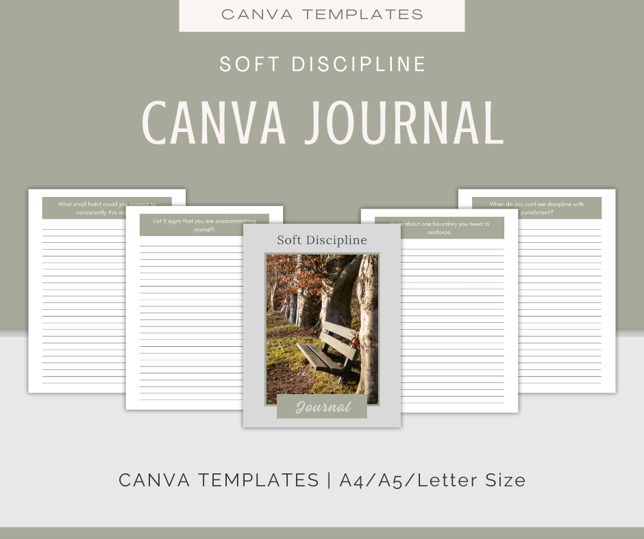 Soft Discipline | Content & Journal Bundle