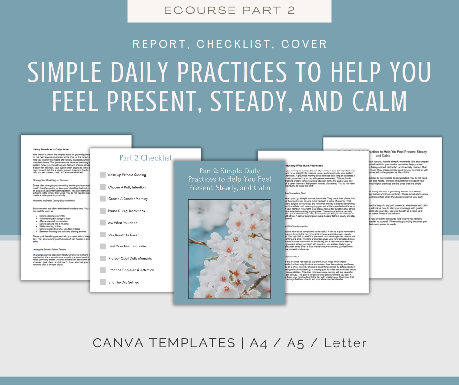 Grounded and Present | MEGA Content and Templates Bundle