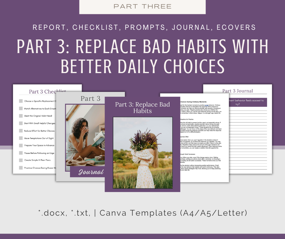 4-Part eCourse: Breaking Bad Habits