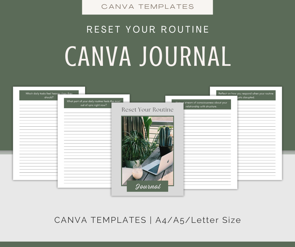 Reset Your Routine | Content & Journal Bundle