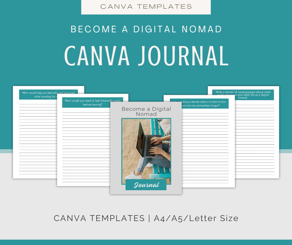 Become a Digital Nomad | Content & Journal Bundle