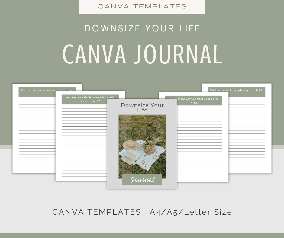 Downsize Your Life | Content & Journal Bundle