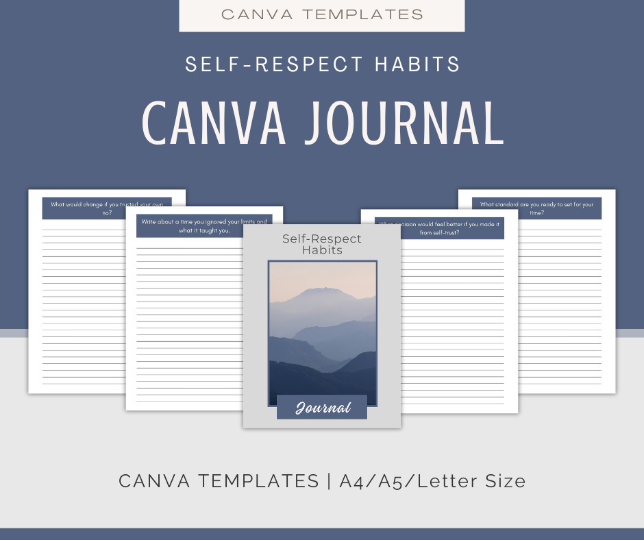 Self-Respect Habits | Content & Journal Bundle