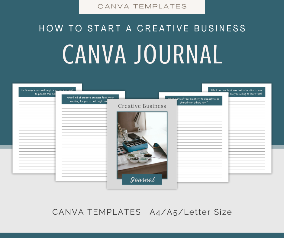 How to Start a Creative Business | Content & Journal Bundle