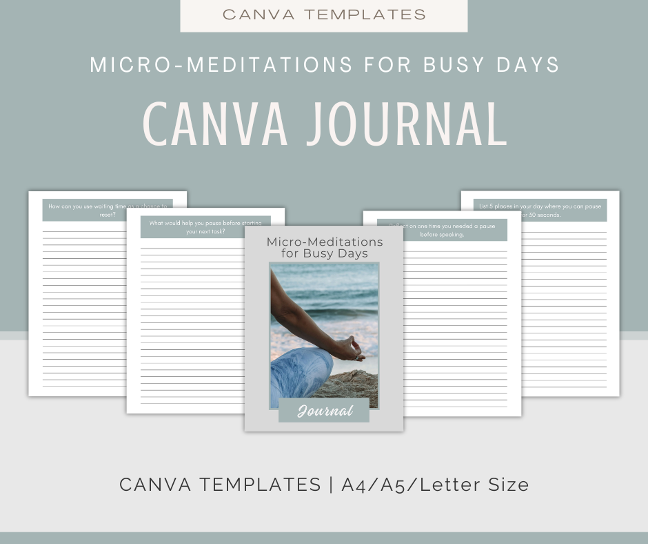 Micro-Meditations For Busy Days | Content & Journal Bundle