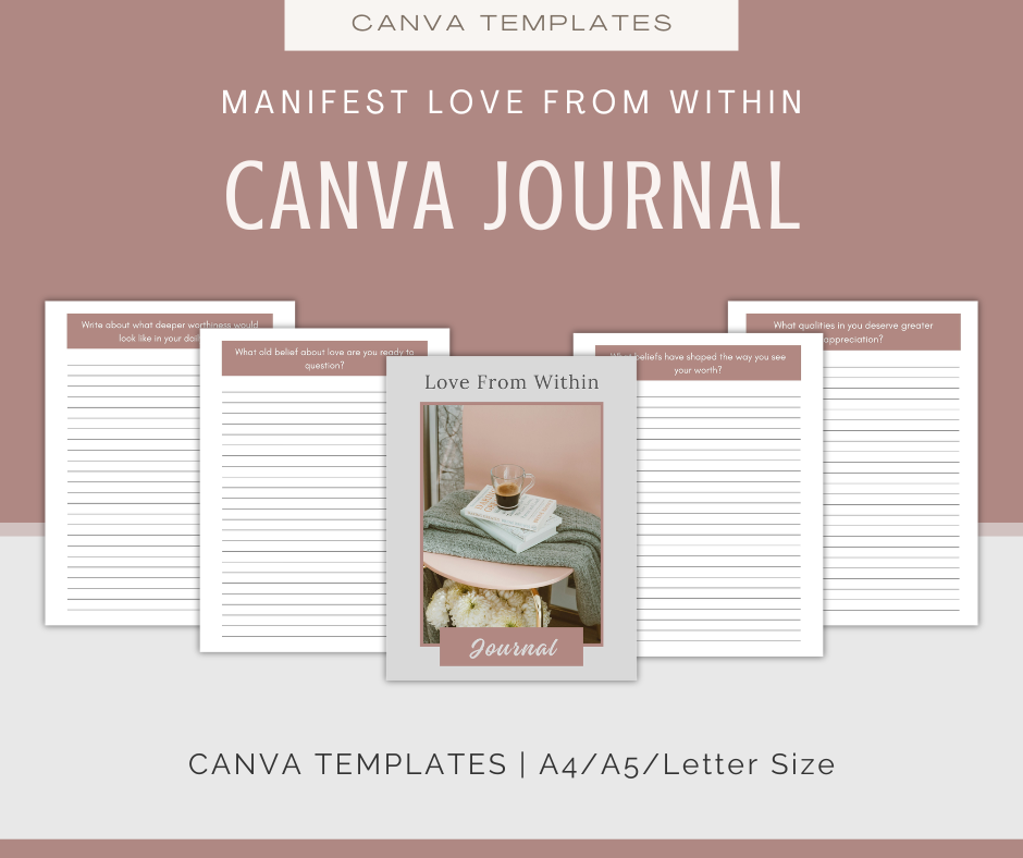 Manifest Love From Within | Content & Journal Bundle