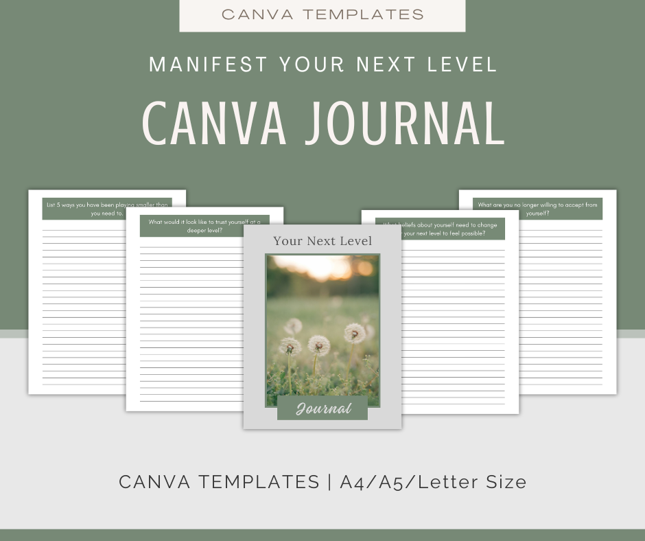 Manifest Your Next Level | Content & Journal Bundle