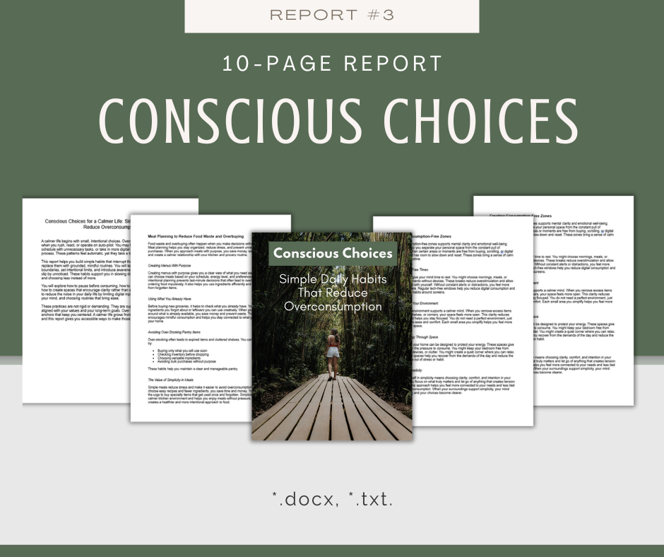 Overconsumption Reports | 5 Report Bundle