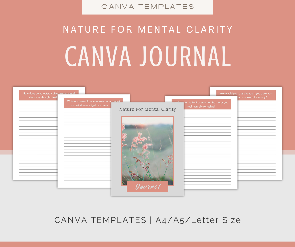 Nature For Mental Clarity | Content & Journal Bundle