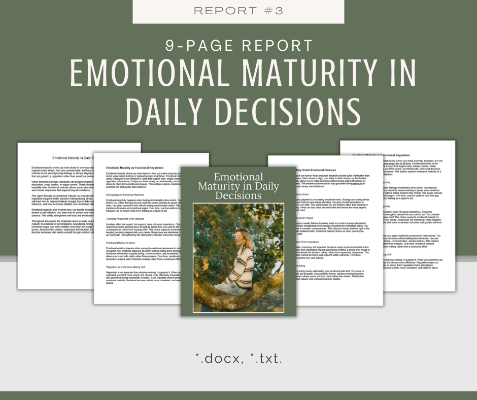 Emotional Regulation Reports | 5 Report Bundle