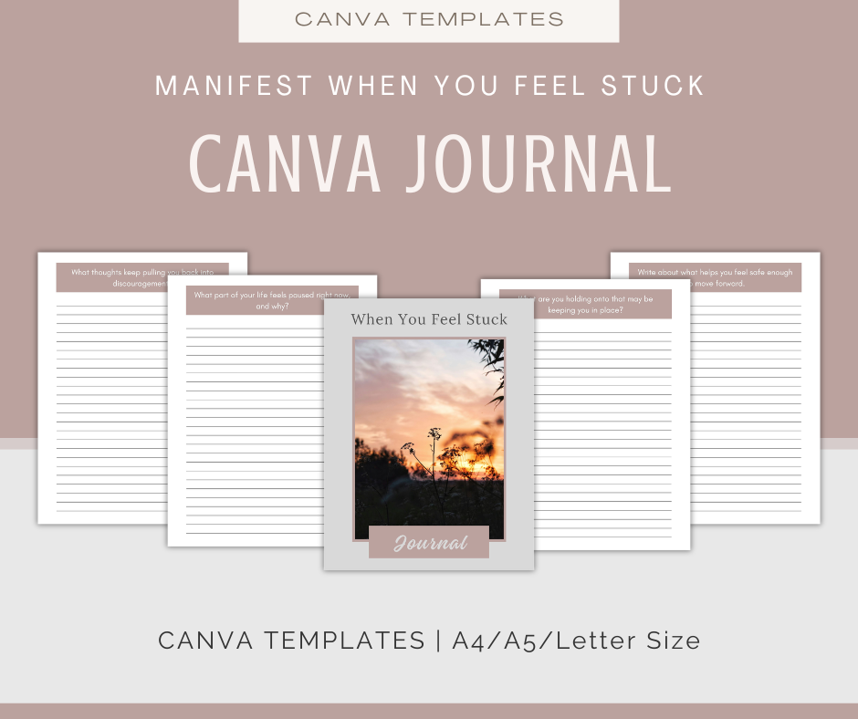 Manifest When You Feel Stuck | Content & Journal Bundle