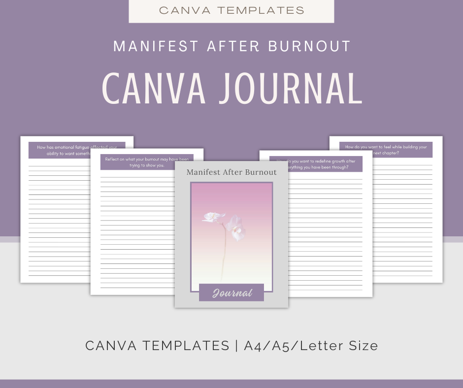 Manifest After Burnout | Content & Journal Bundle