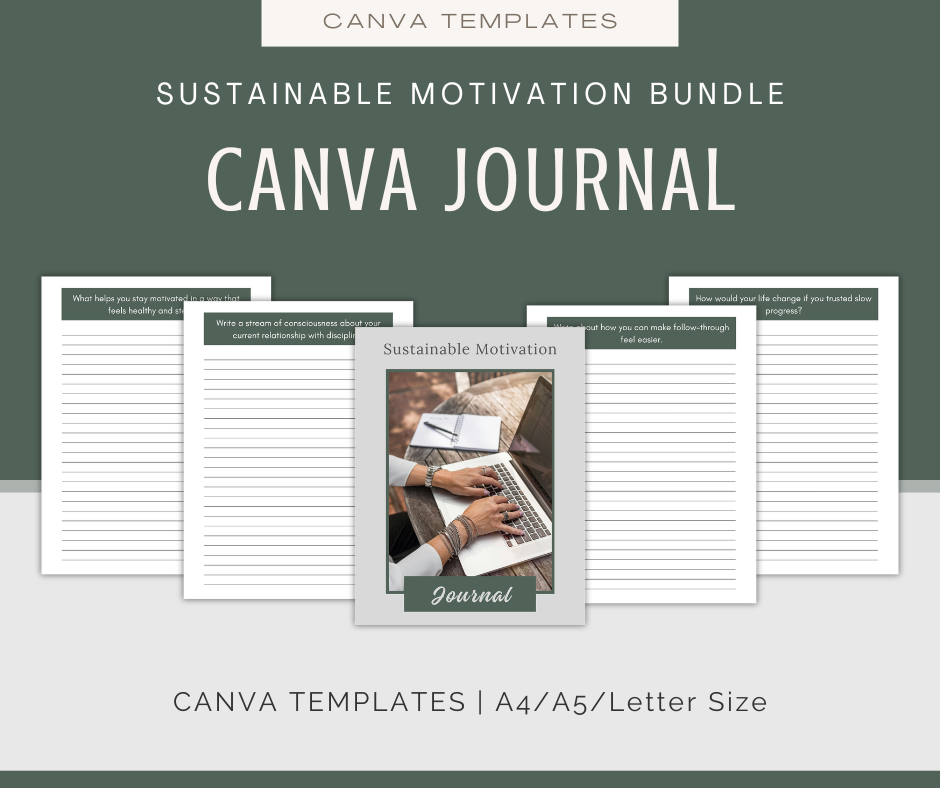 Sustainable Motivation | Content & Journal Bundle