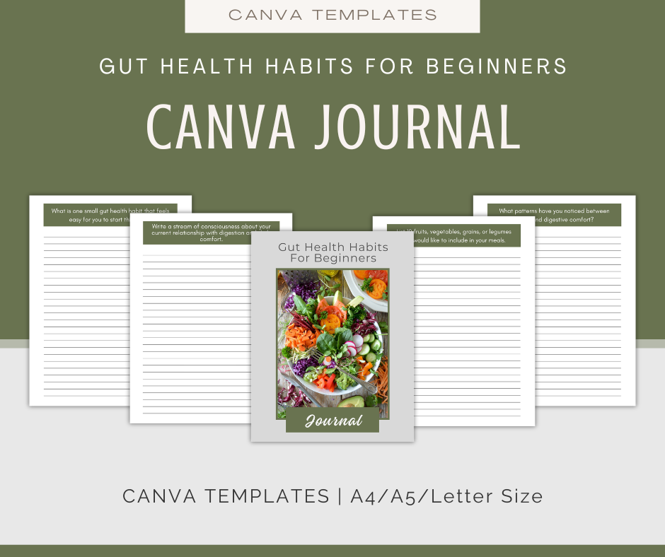 Gut Health Habits For Beginners | Content & Journal Bundle