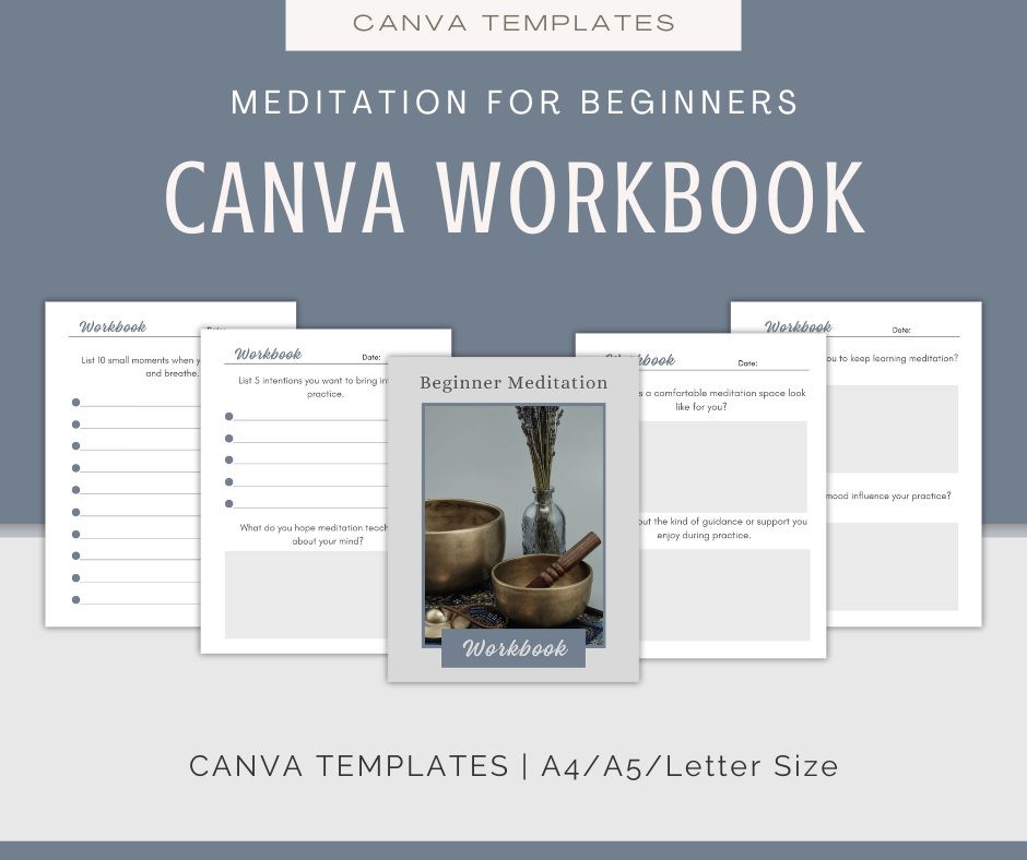 Meditation For Beginners | Content & Journal Bundle
