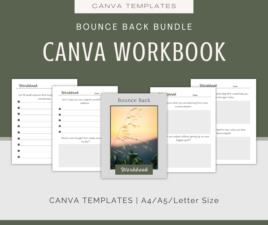 Bounce Back | Content & Journal Bundle