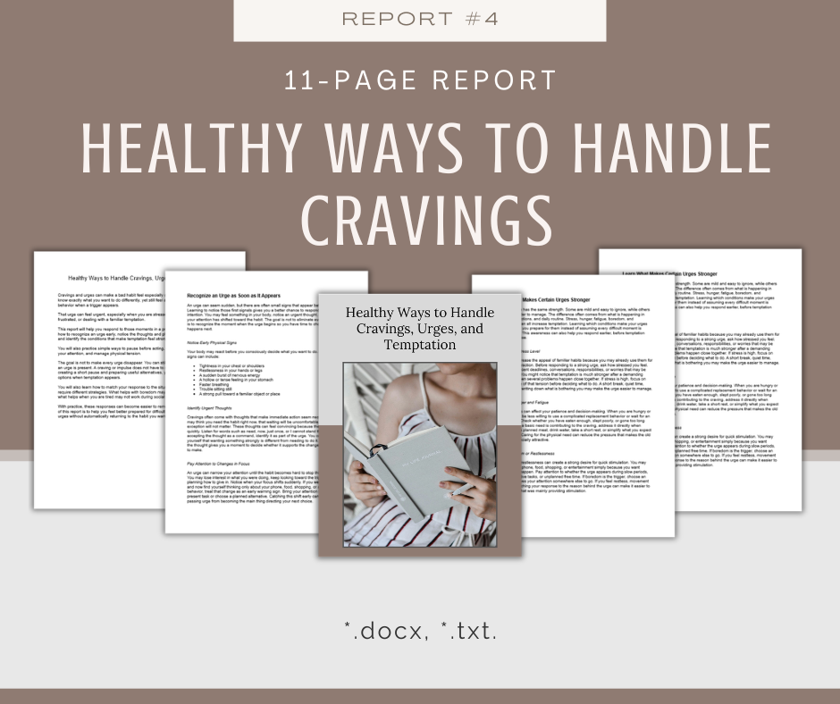 Breaking Bad Habits Reports | 5 Report Bundle
