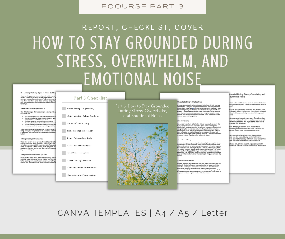 Grounded and Present | MEGA Content and Templates Bundle
