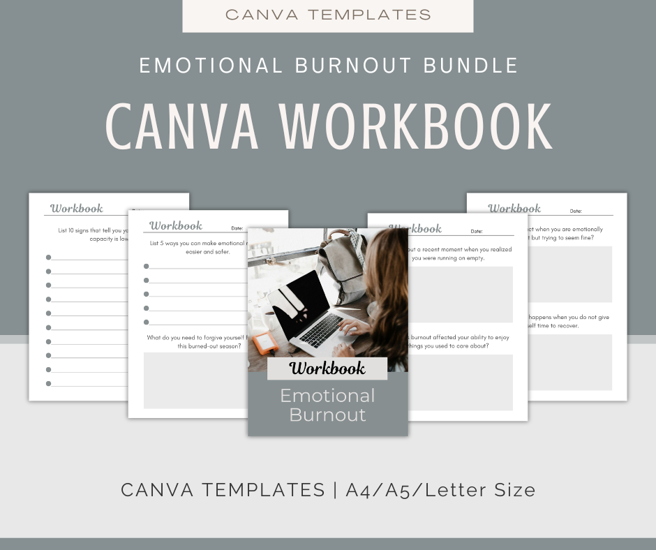 Emotional Burnout | Content & Journal Bundle