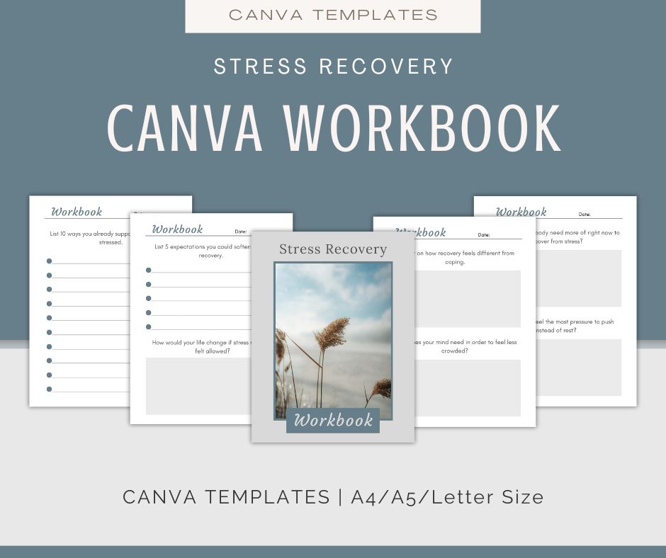 Stress Recovery | Content & Journal Bundle
