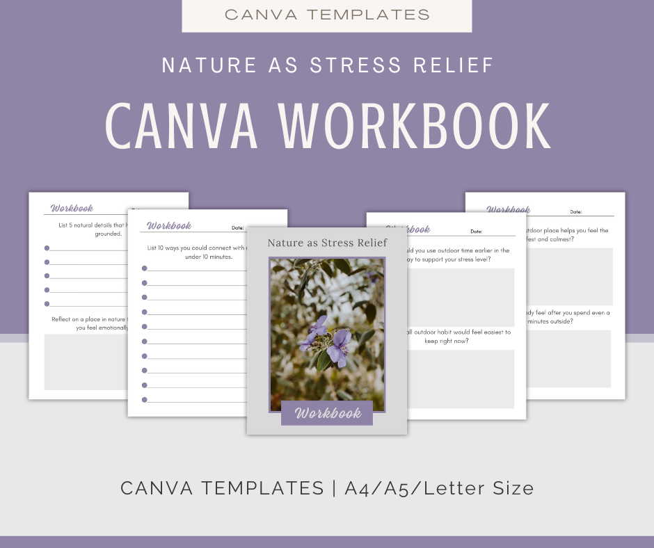 Nature as Stress Relief | Content & Journal Bundle