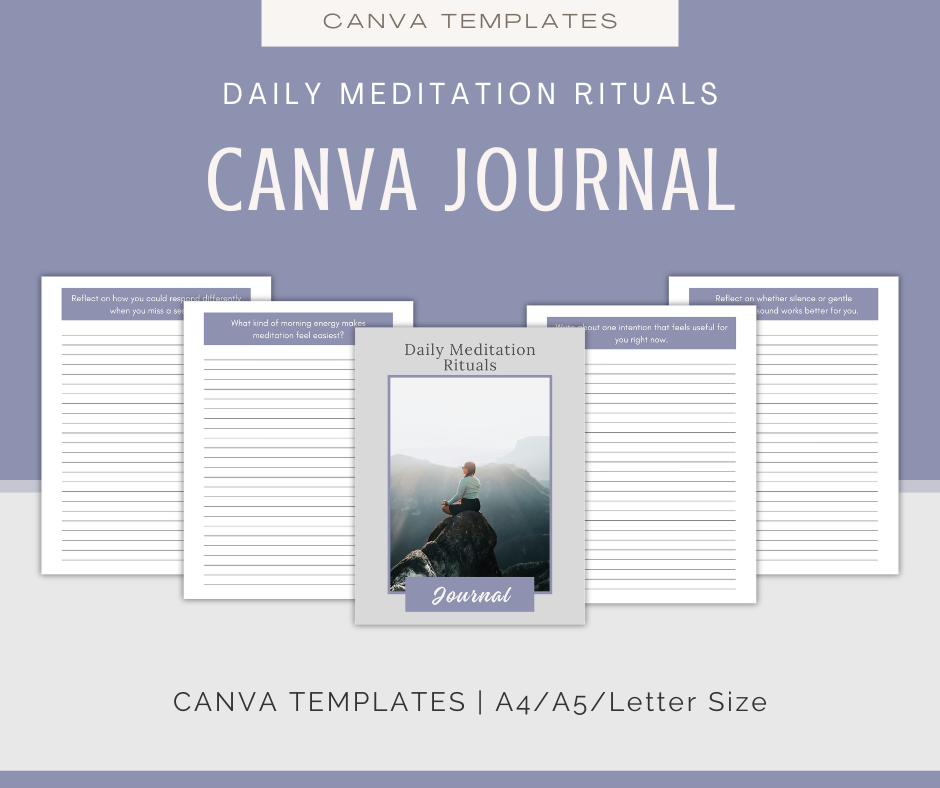 Daily Meditation Rituals | Content & Journal Bundle