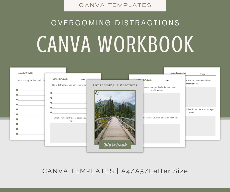 Overcoming Distractions | Content & Journal Bundle