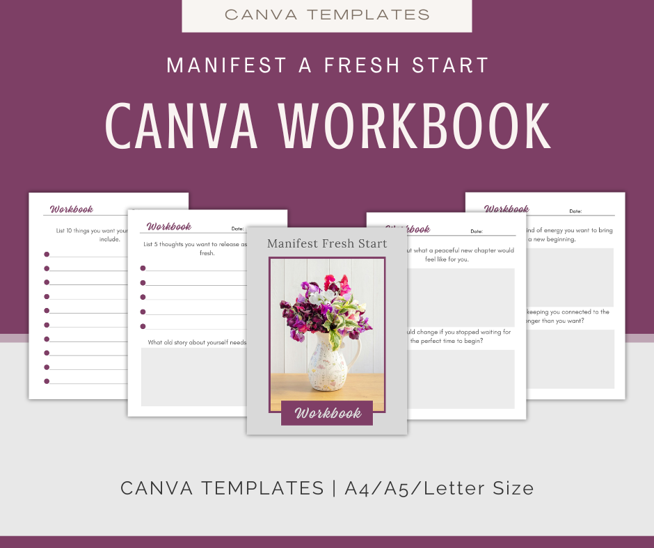 Manifest a Fresh Start | Content & Journal Bundle
