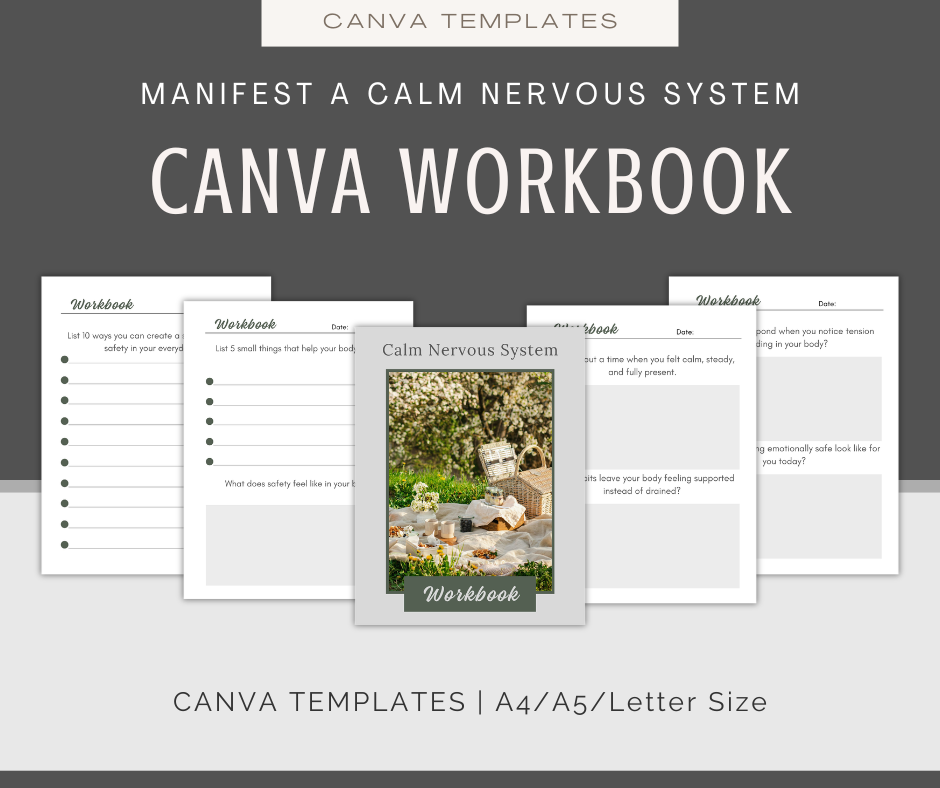 Manifest a Calm Nervous System | Content & Journal Bundle