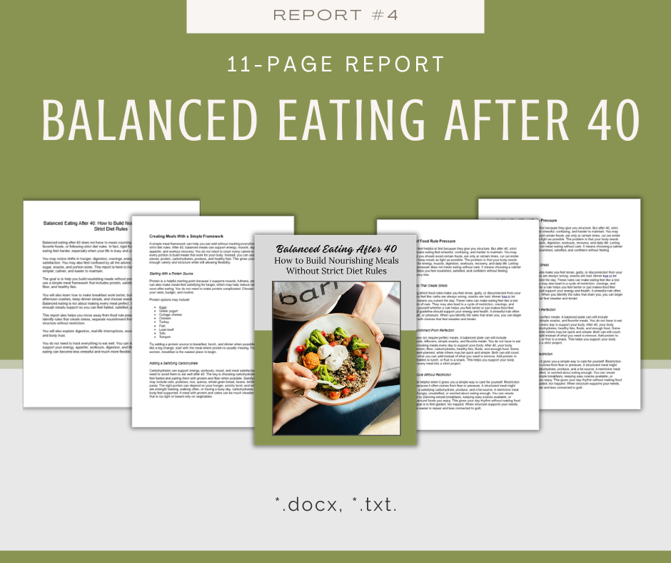Diet and Fitness For Women Over 40 Reports | 5 Report Bundle
