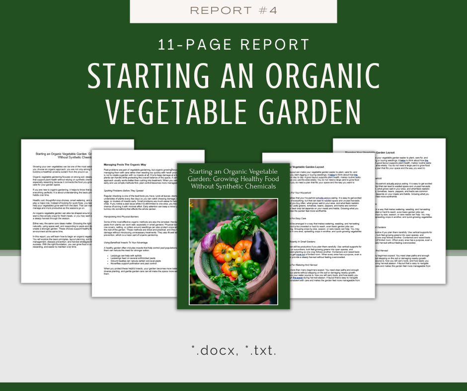 Types of Gardens Reports | 5 Report Bundle