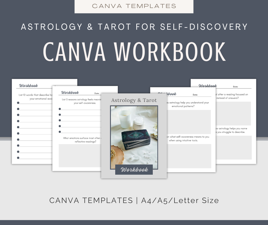 Astrology and Tarot For Self-Discovery | Content & Journal Bundle
