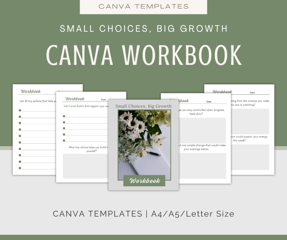 Small Choices, Big Growth | Content & Journal Bundle
