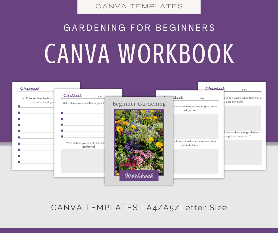 Gardening For Beginners | Content & Journal Bundle