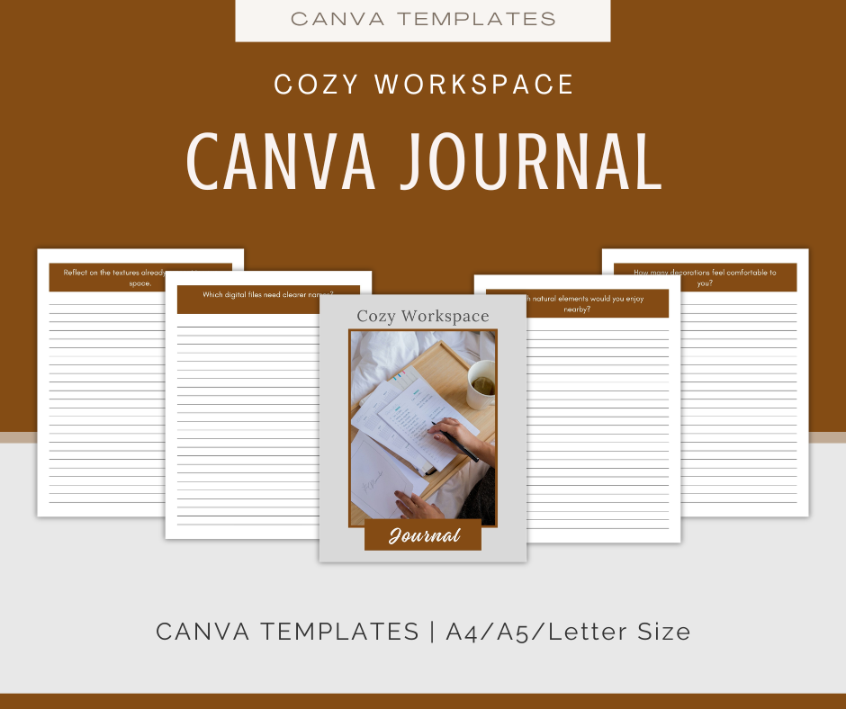 Cozy Workspace | Content & Journal Bundle