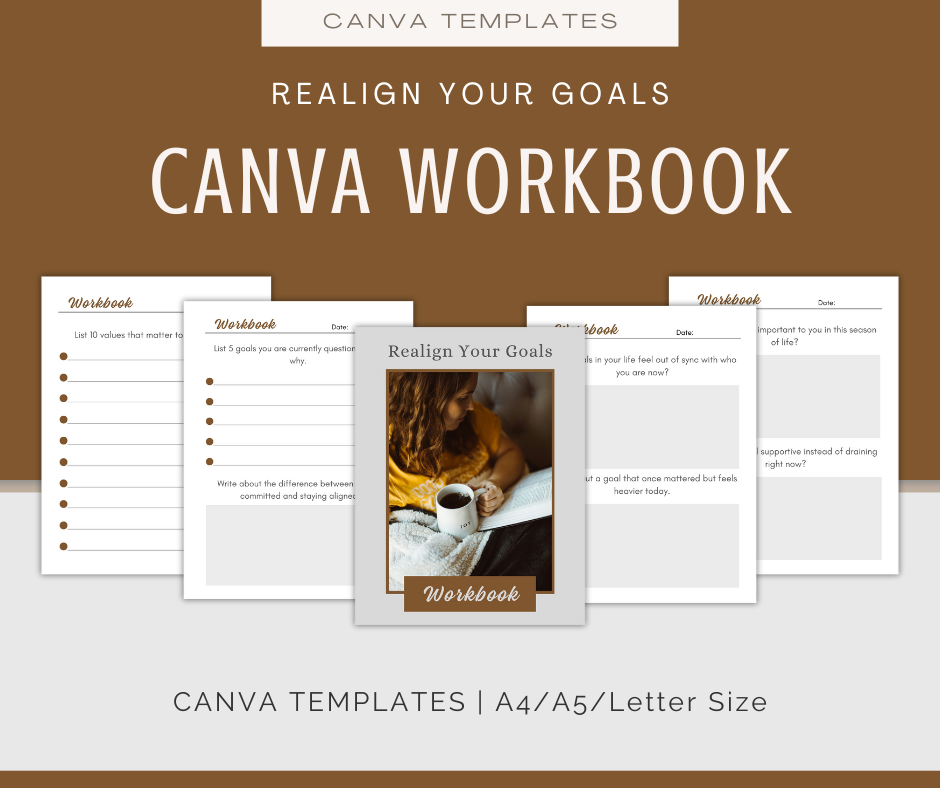Realigning Your Goals | Content & Journal Bundle