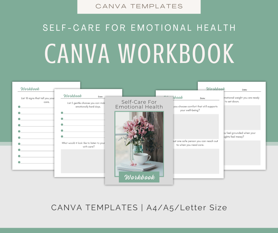 Self-Care For Emotional Health | Content & Journal Bundle