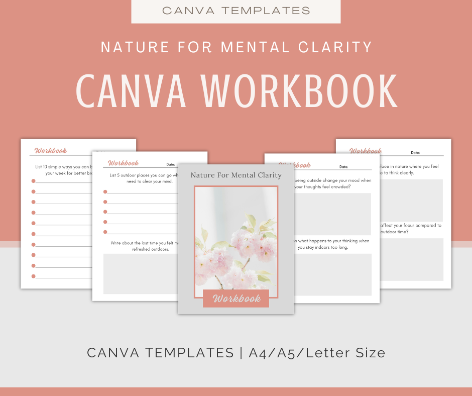 Nature For Mental Clarity | Content & Journal Bundle