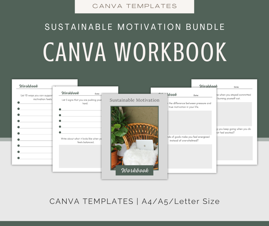 Sustainable Motivation | Content & Journal Bundle