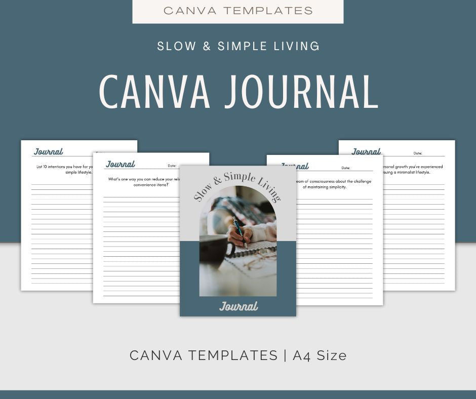 Slow & Simple Living | Content & Journal Bundle