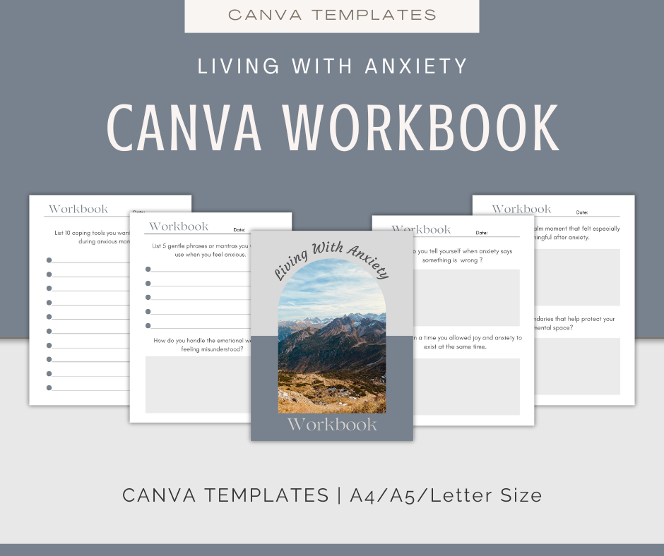 Living With Anxiety | Content & Journal Bundle