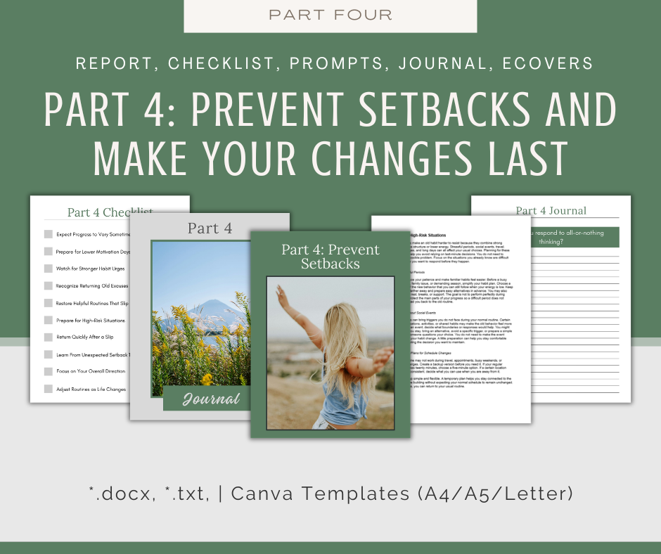 4-Part eCourse: Breaking Bad Habits