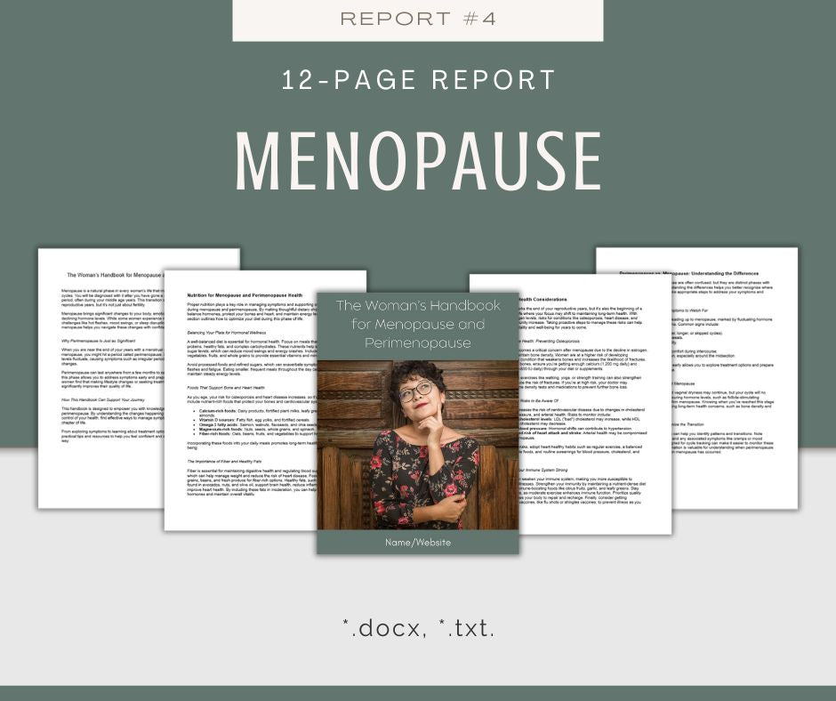 Women's Health Reports | 5 Report Bundle