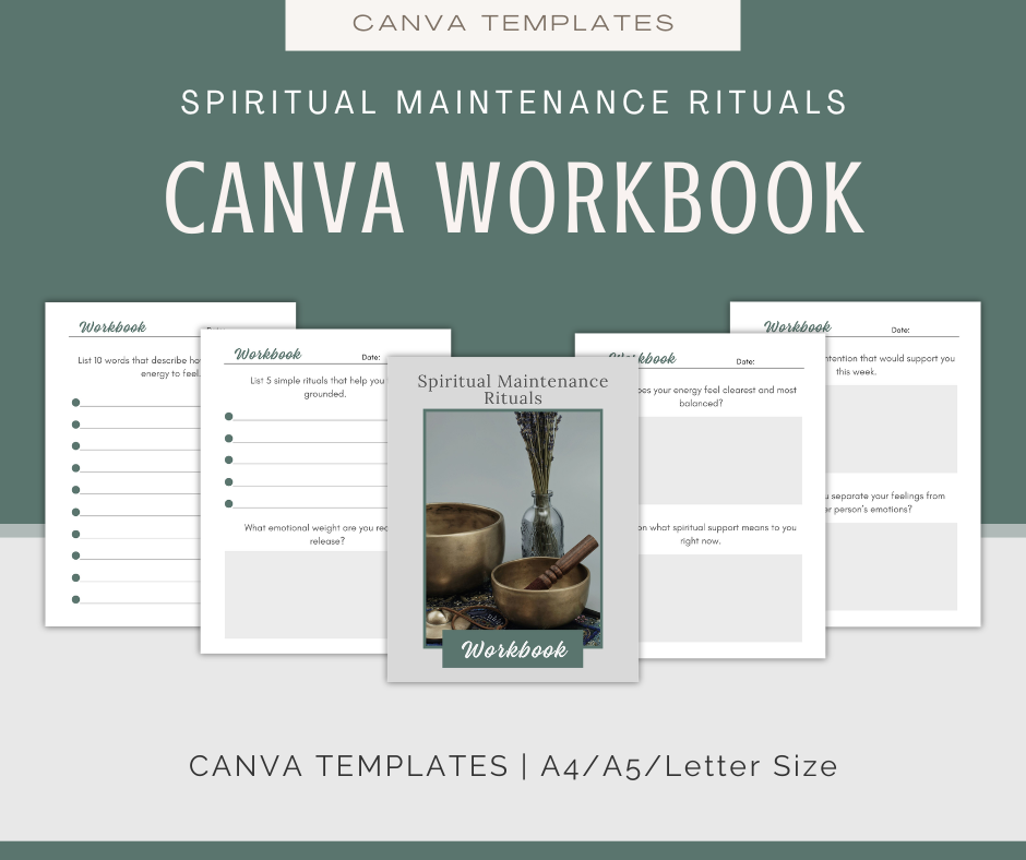 Spiritual Maintenance Rituals For Everyday Life | Content & Journal Bundle