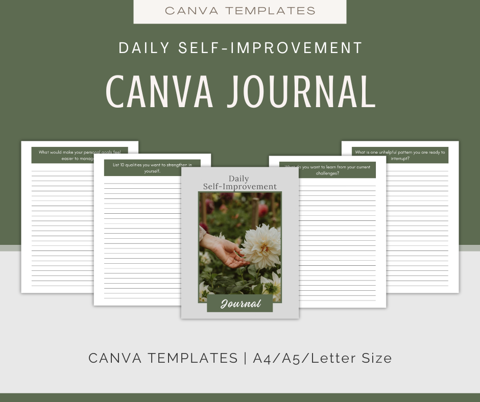 Daily Self-Improvement | Content & Journal Bundle