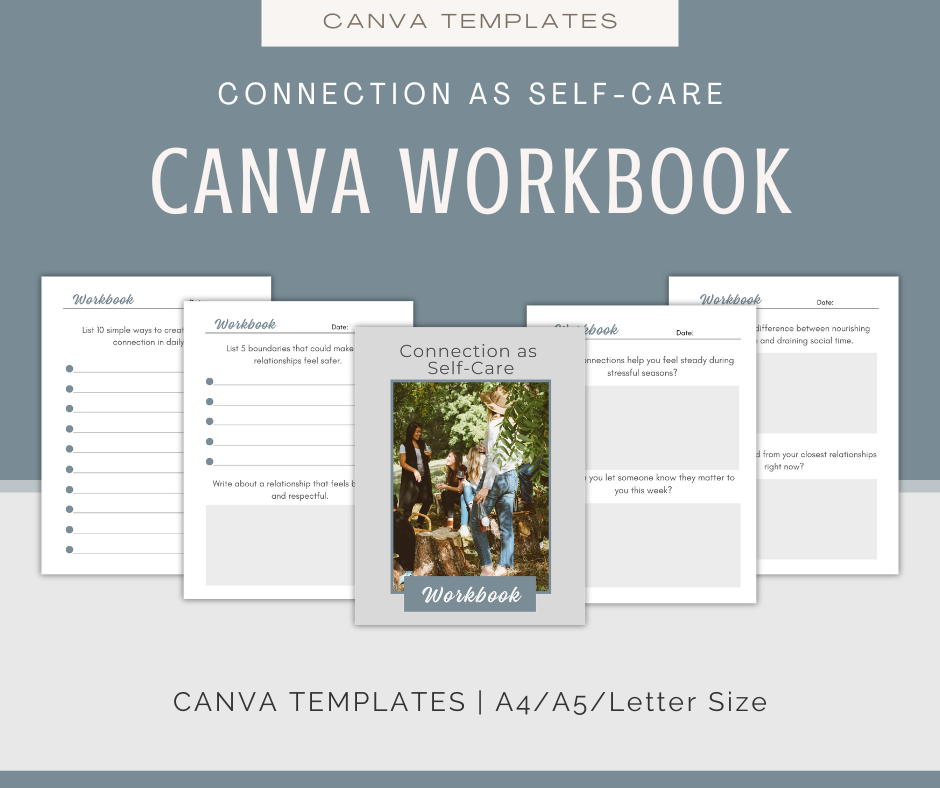 Connection as Self-Care | Content & Journal Bundle