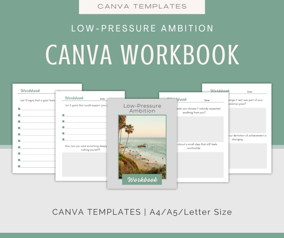 Low-Pressure Ambition | Content & Journal Bundle