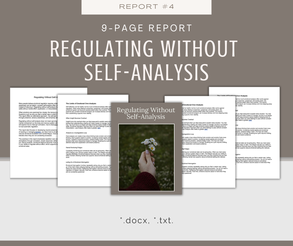 Emotional Regulation Reports | 5 Report Bundle
