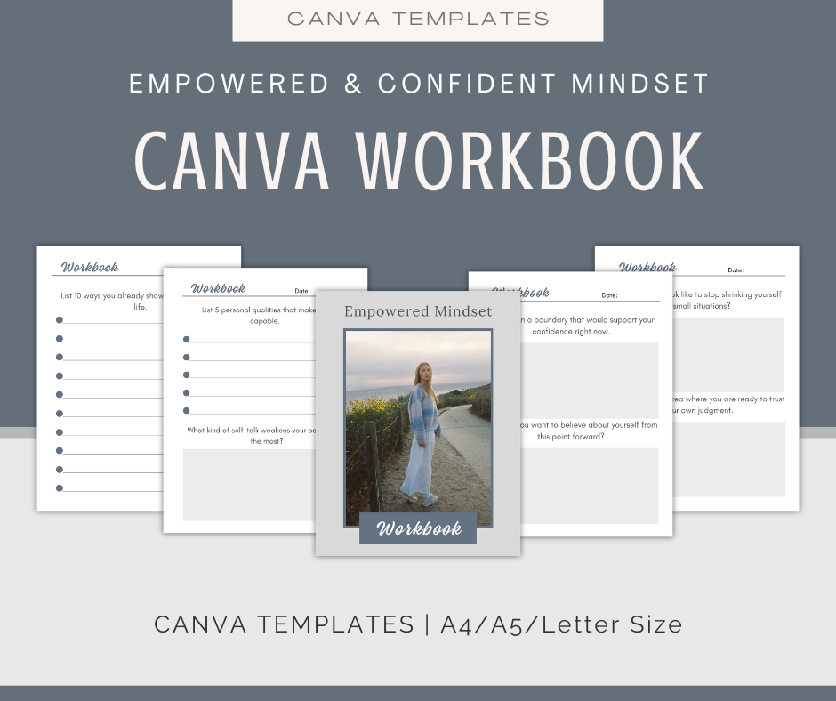 Empowered and Confident Mindset | Content & Journal Bundle