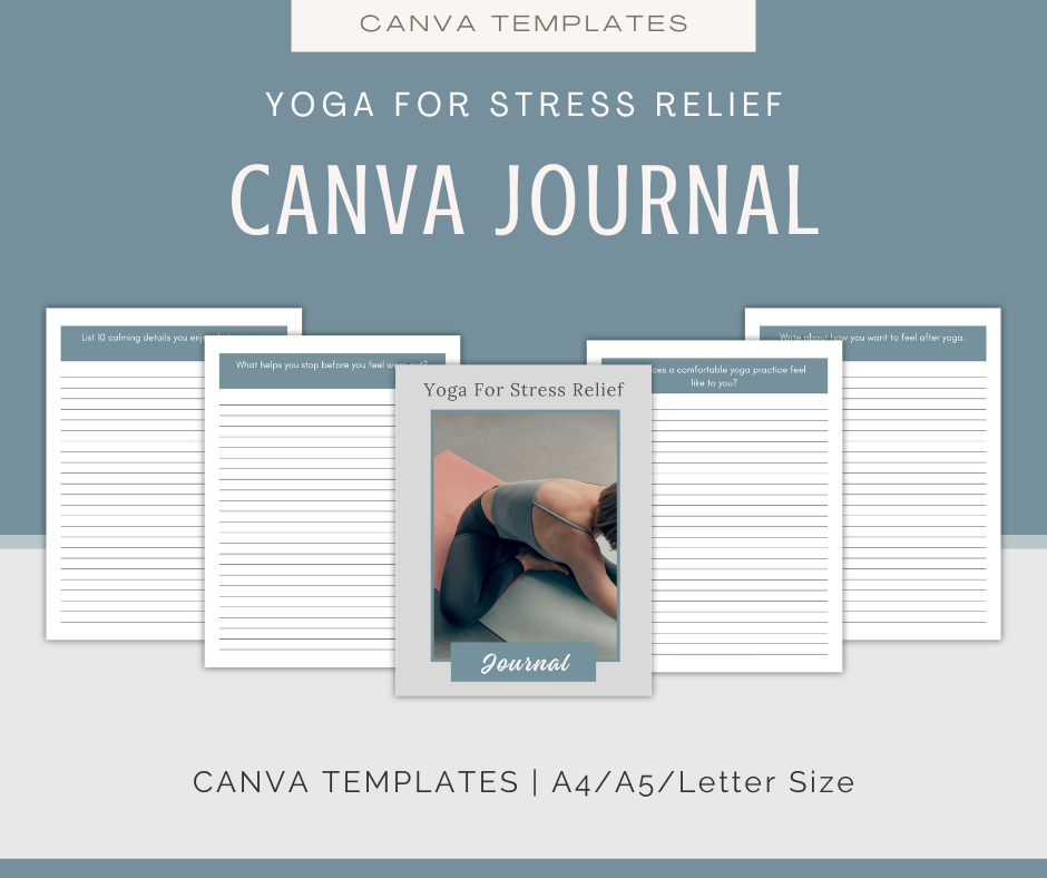Yoga for Stress Relief | Content & Journal Bundle